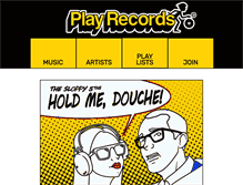 Tablet Screenshot of playrecords.net